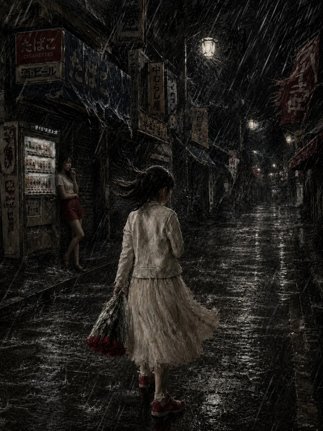 靴を履いた少女